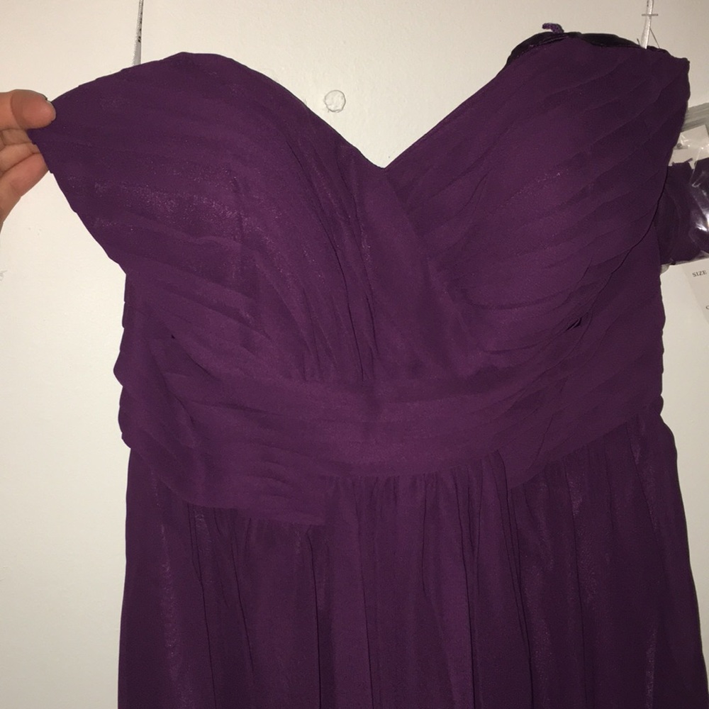 NWT Barijay bridesmaid/formal dress Eggplant Sz 12 - Picture 8 of 8